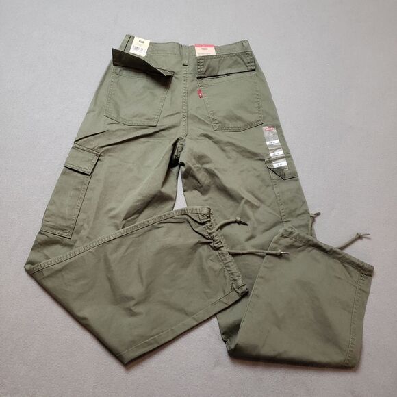 NWT Levi's Womens '94 Army green Baggy Cargo Size 25 - Picture 9 of 14